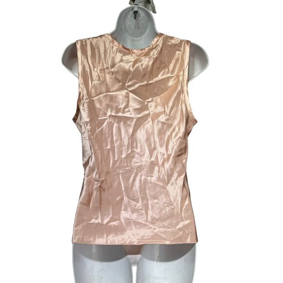 hilfiger 100% silk pink cami Size L - Picture 4 of 7